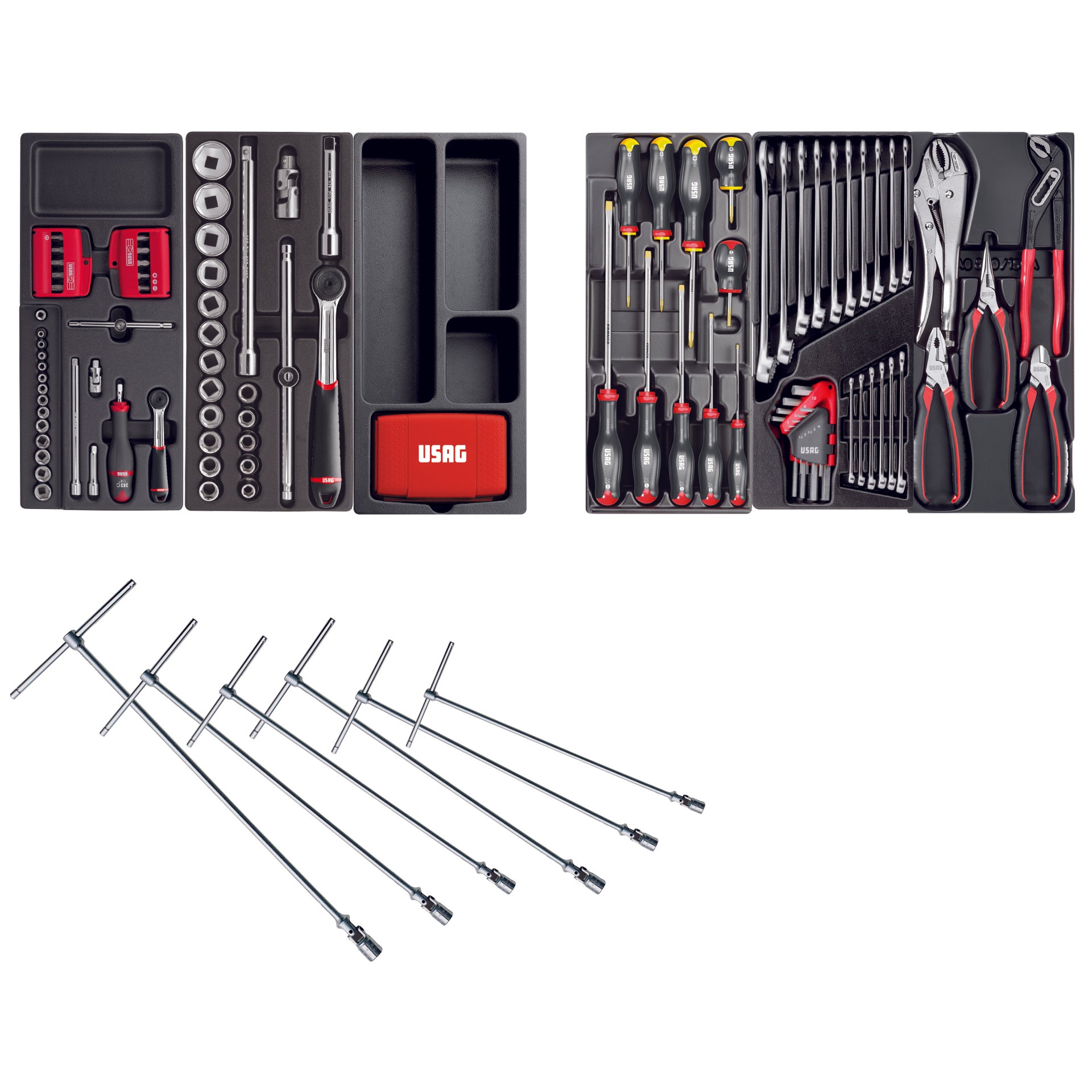 495 PA - Assortiment de réparation automobile (142 pcs) - 2 tiroirs - Usag - U04950629 495 PA - Assortiment de réparation automobile (142 pcs) - 2 tiroirs - Usag - U04950629